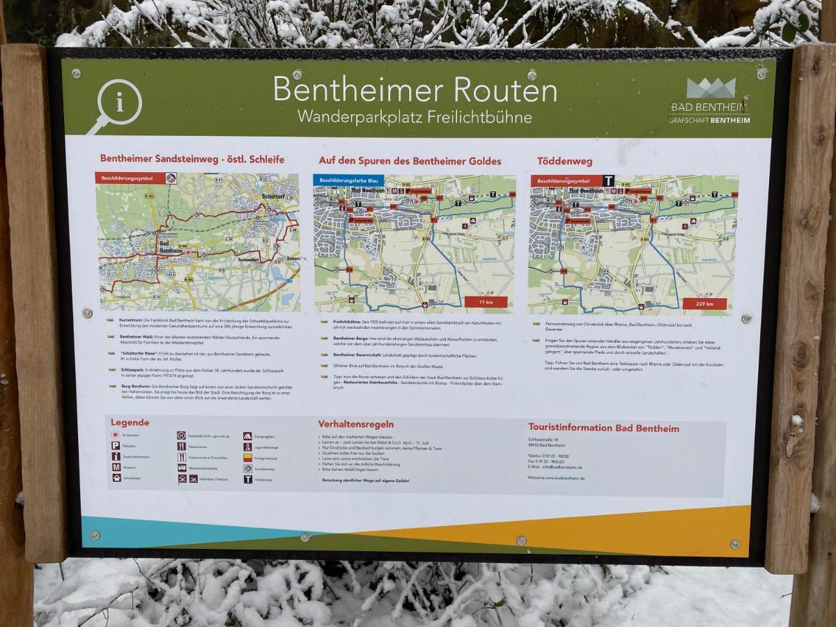 "An Der Alten Muehle 1" Fewo 120 Qm, Zwei Grosse Schlafzimmer, Suedbalkon, Gartenterrasse & Wallbox Bad Bentheim Zewnętrze zdjęcie