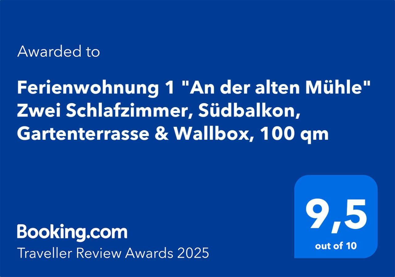 "An Der Alten Muehle 1" Fewo 120 Qm, Zwei Grosse Schlafzimmer, Suedbalkon, Gartenterrasse & Wallbox Bad Bentheim Zewnętrze zdjęcie