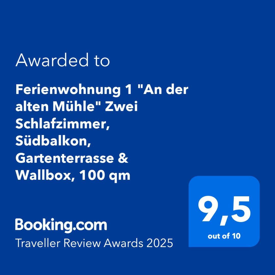 "An Der Alten Muehle 1" Fewo 120 Qm, Zwei Grosse Schlafzimmer, Suedbalkon, Gartenterrasse & Wallbox Bad Bentheim Zewnętrze zdjęcie